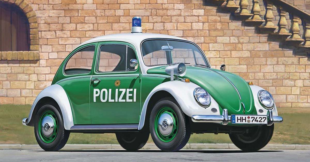1979 VW Beetle Police Car Auctioned on Bring a Trailer